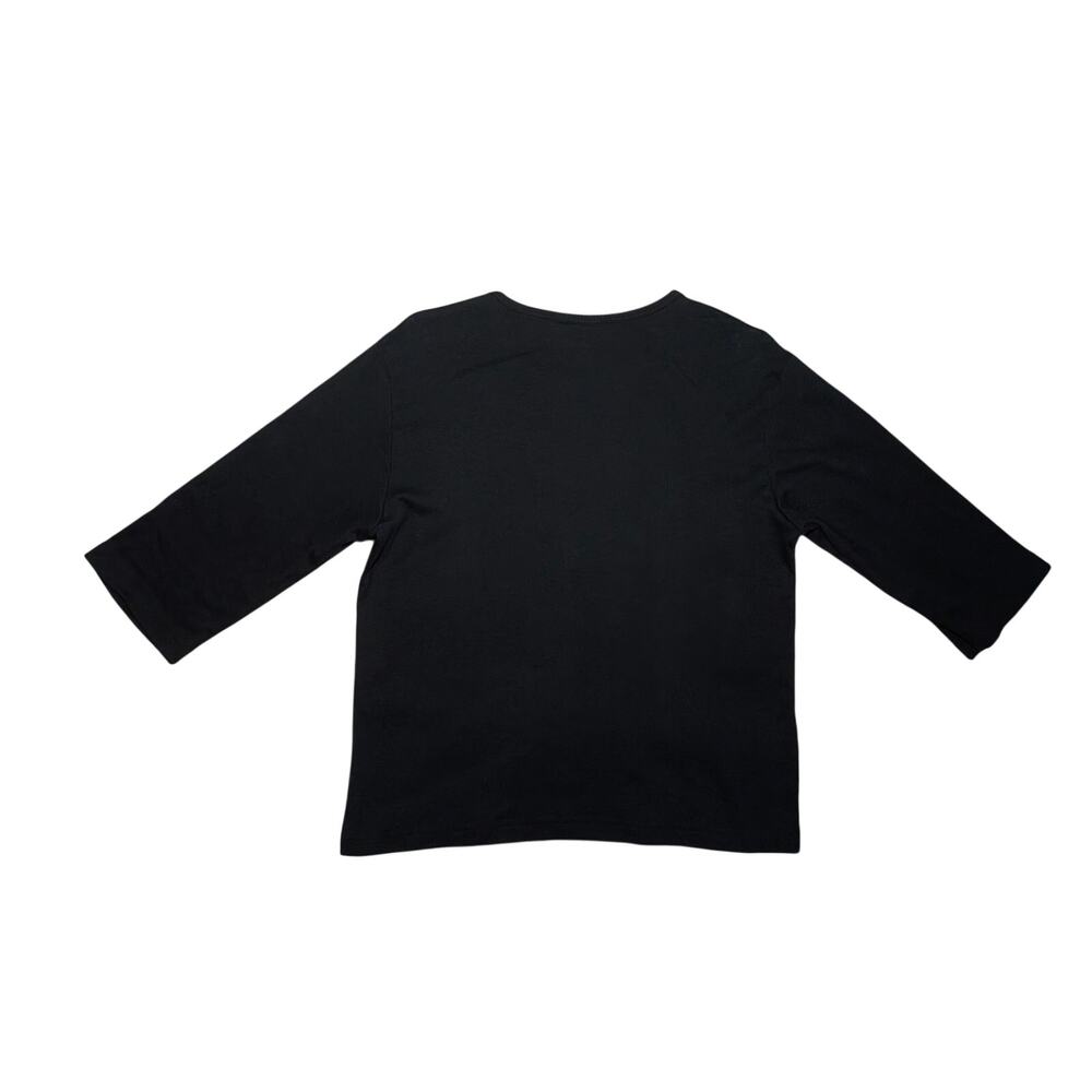 Cactus Bay Apparel Wicked Rhinestone Black Top Shirt XL Vintage Y2K Halloween - Picture 2 of 8